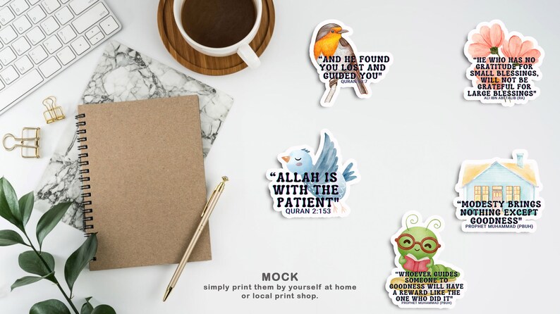 Modesty Sticker Islam Islamic Digital Planner | Quotes and Saying PNG | Daily Islamic Digital ...