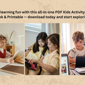 Kids Busy Book Printable PDF | Preschool Learning Activities | Educational Worksheets for Toddlers & Kindergarten | Quiet Time Activity Book image 7