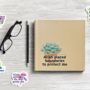 Adesivi per pianificatori islamici: file PNG con versetti coranici (download digitale) immagine 5
