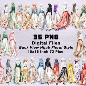 Muslim Hijabi Girl | Islamic Digital Planner Sticker | Cute Girls | Muslim spectacles | Beautiful Girl With Hijab | Islamic PNG Digital File