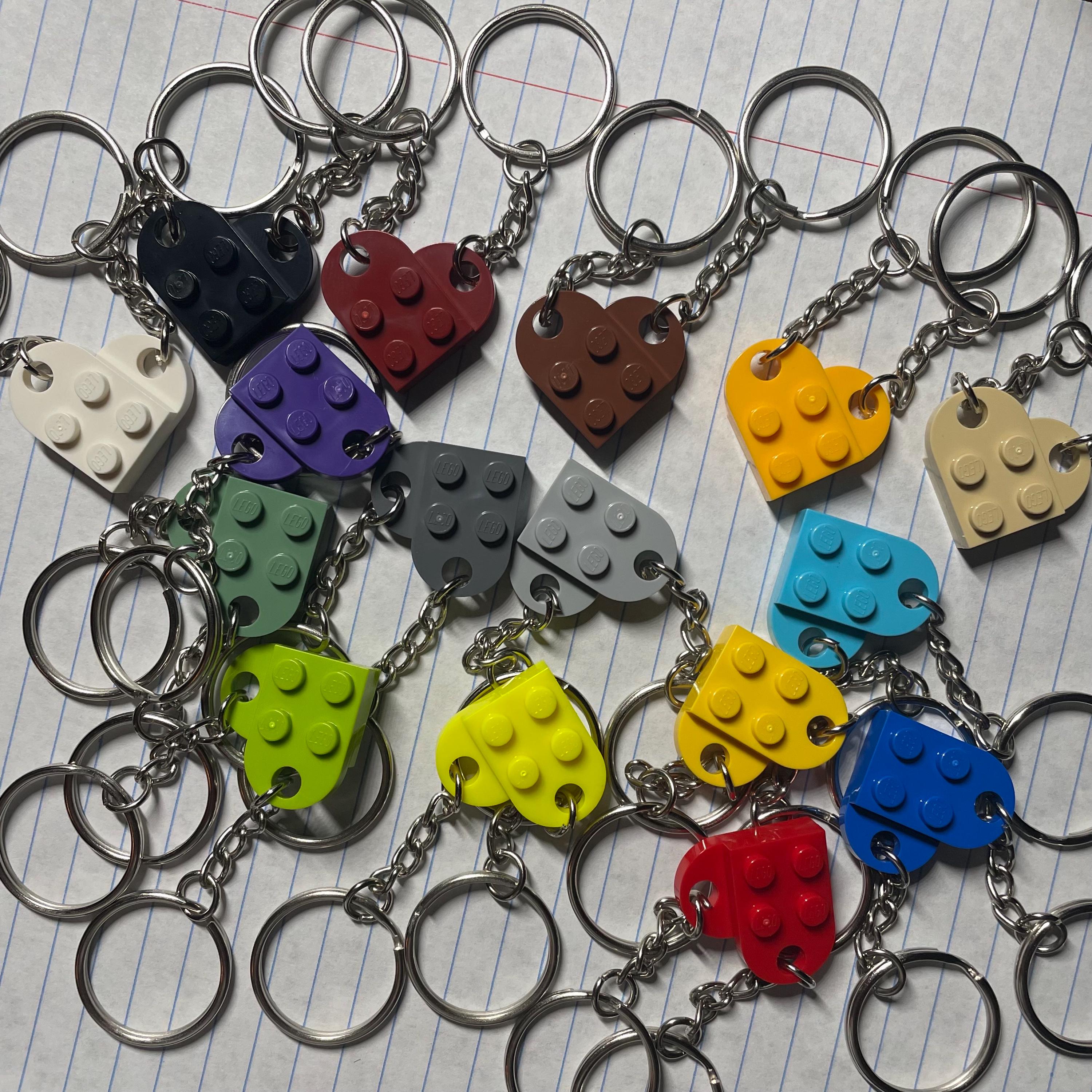 Couple Legos Keychain