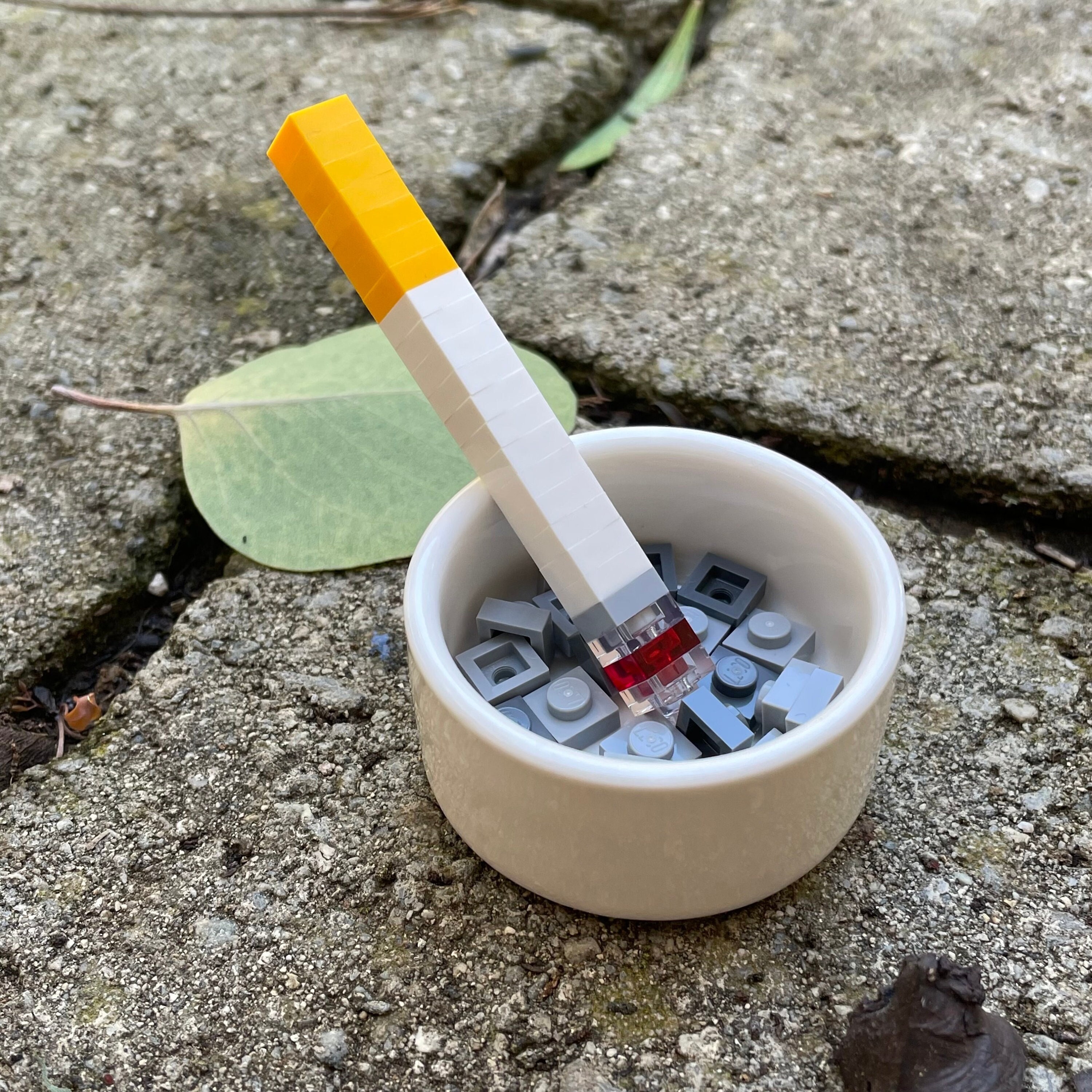 Lego Inspired Cigarette With Ceramic Ash Tray - Etsy