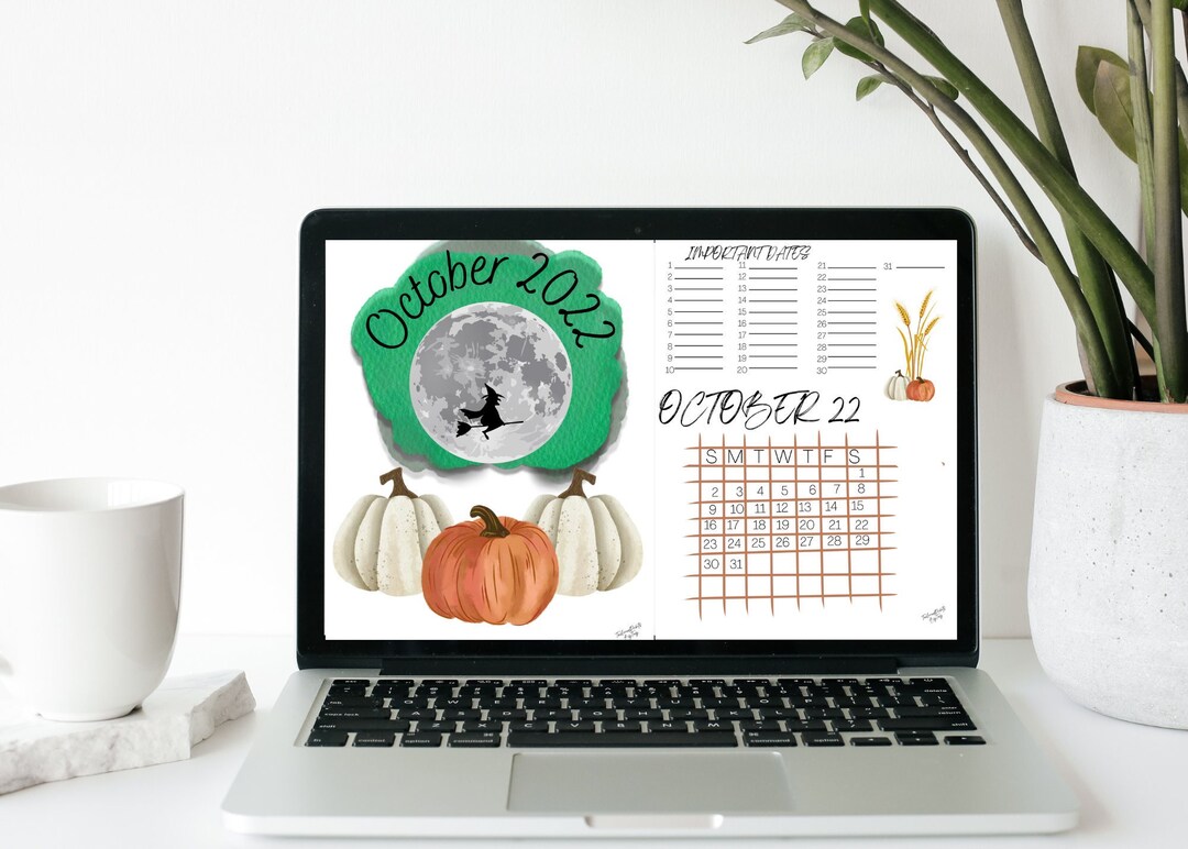 October Bullet Journal Pages - Etsy