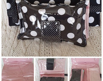 Baby diaper bag and change mat.