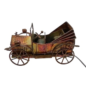 Copper Tin Music Box Model T Hong Kong Plays King of the Road