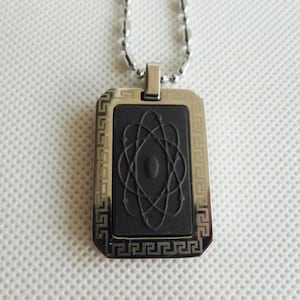 Natural Quantum Science Scalar Bio Energy 4 in One with Tourmaline Nano Stone Pendant with Negative Ions Generation