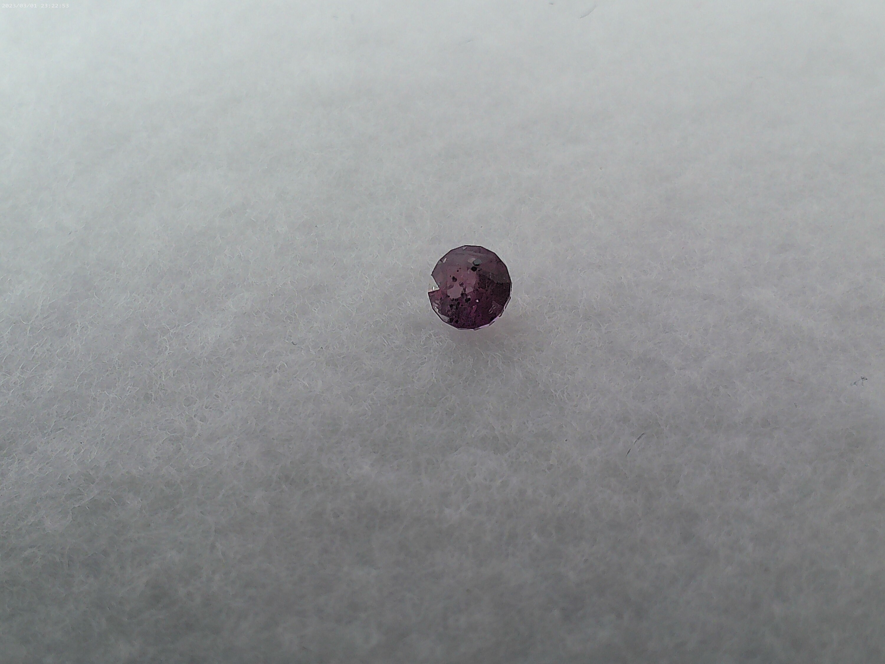 Purple Sapphire from Kashmir 0.50 Ct (Un-heated/treated)
