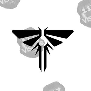 May include: Black and white silhouette of a firefly with its wings spread out. The firefly is a symbol of hope and guidance.