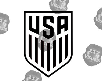 USA Soccer Vinyl Decal: Waterproof Car, Laptop, Tumbler Sticker