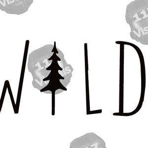 WILD Adventure Vinyl Decal: Laptop, Car, Tumbler Sticker