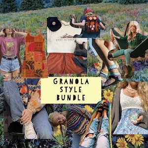 Granola Style Bundle|Custom Style bundle| thrifted style bundle| Granola girl gifts| Mystery box