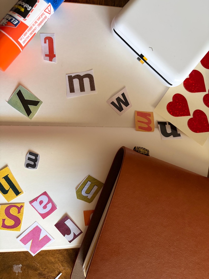 Magazine Letters for Junk Journaling | Magazine Letter Cutouts | Scrapbooking | Pen Pal image 4