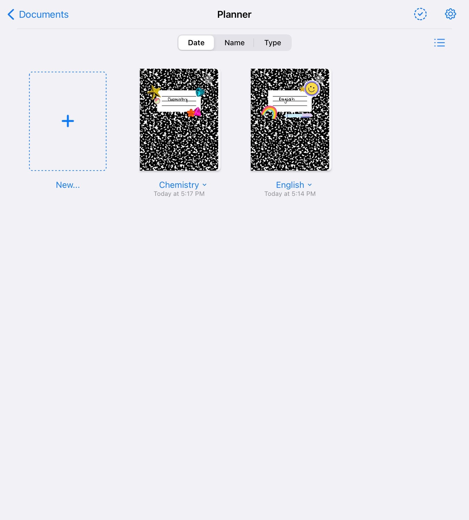 Composition Goodnotes Planner Cover Etsy