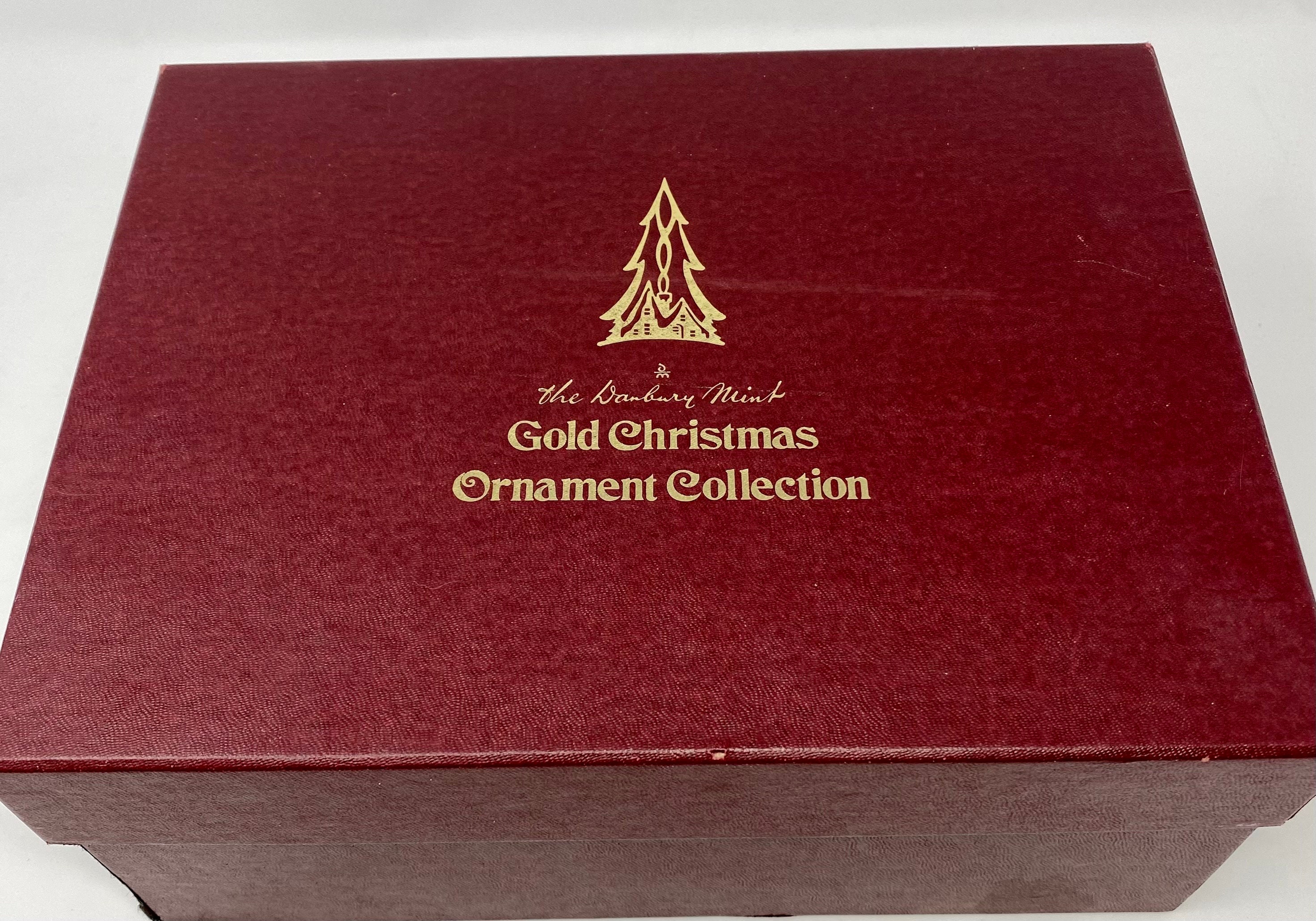 1984 Danbury Mint Gold Ornaments Full Set of 13 With Box Etsy