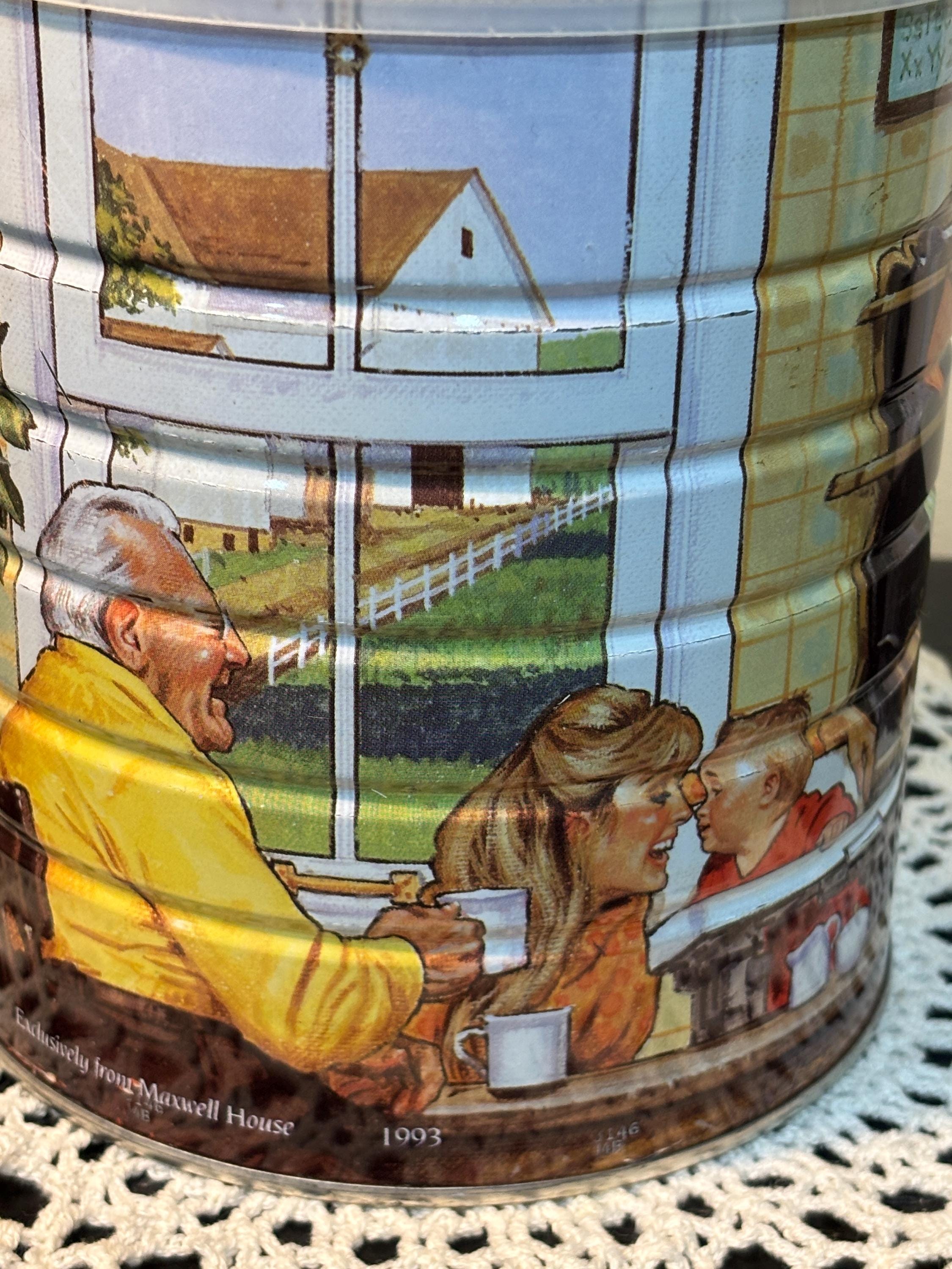 Vintage 1993 Maxwell House Collectible Norman Rockwell Series