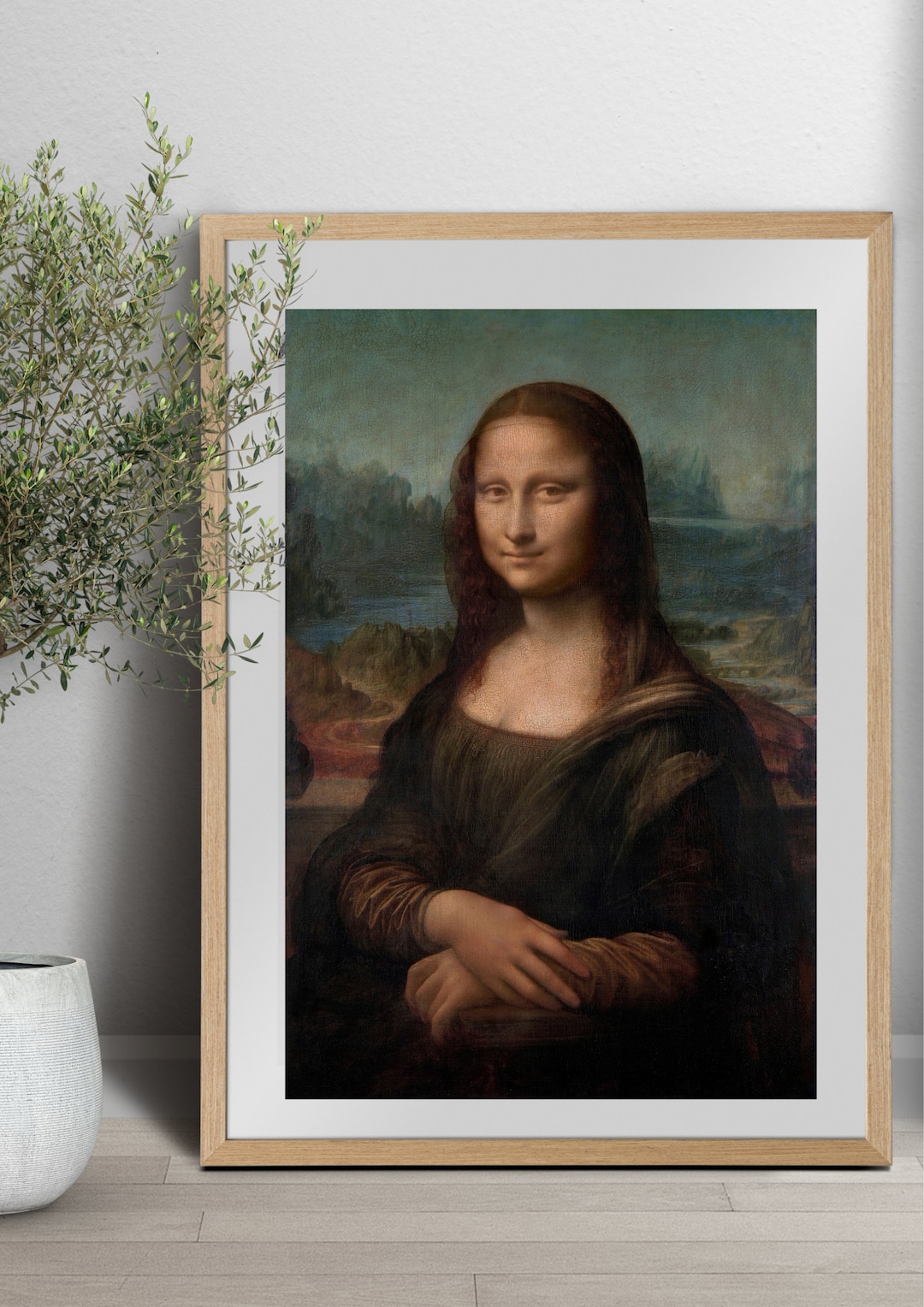Digital & Printable Mona Lisa Poster High Definition File for Printing