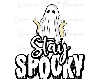 4 For 1! Halloween Bundle png, Spooky vibes, Stay spooky, sublimation, design, ghosts