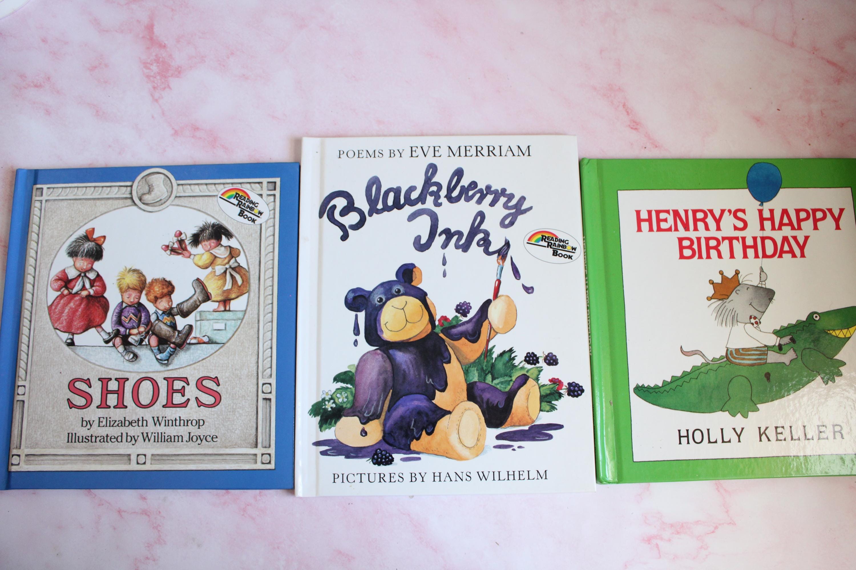 Weekly Reader Books Set of 3 Blackberry Ink, Shoes, Henry's Happy Birthday
