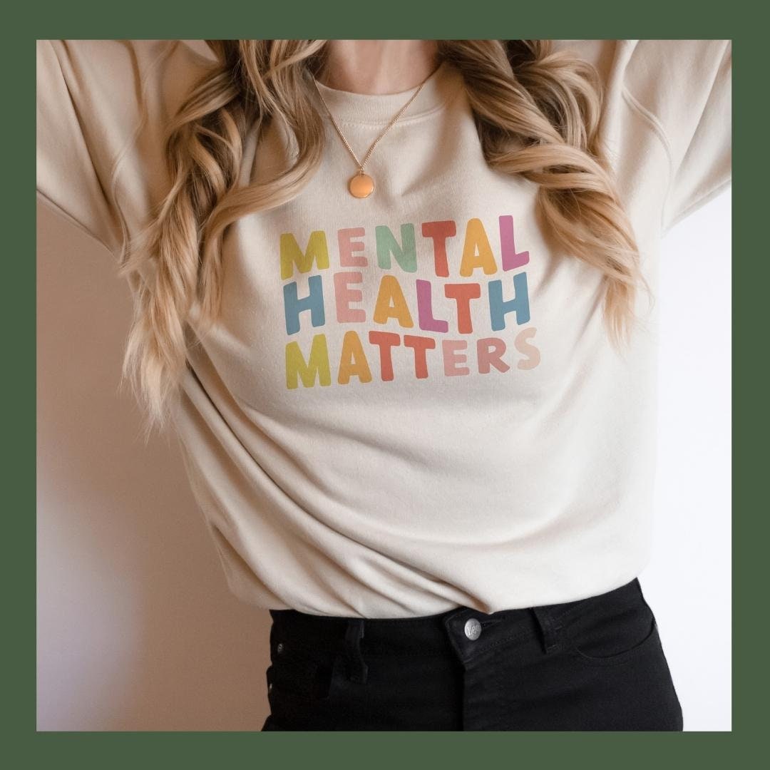 Mental Health Matters SVG PNG JPG Therapy is Cool Digital Rainbow ...