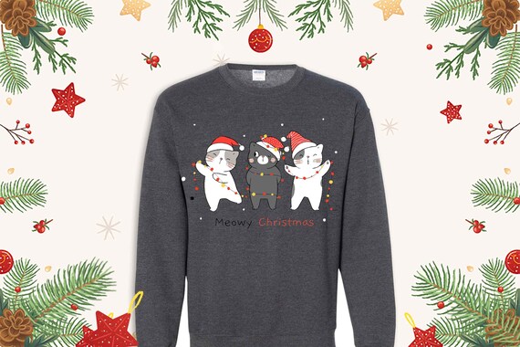 Meow christmas best sale sweater