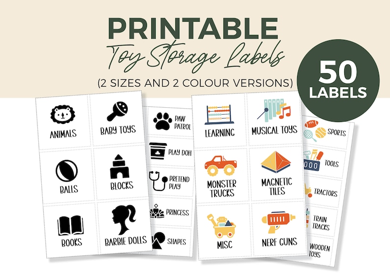 Printable Toy Trofast Bin Storage Labels Kids Room Toy Etsy Australia