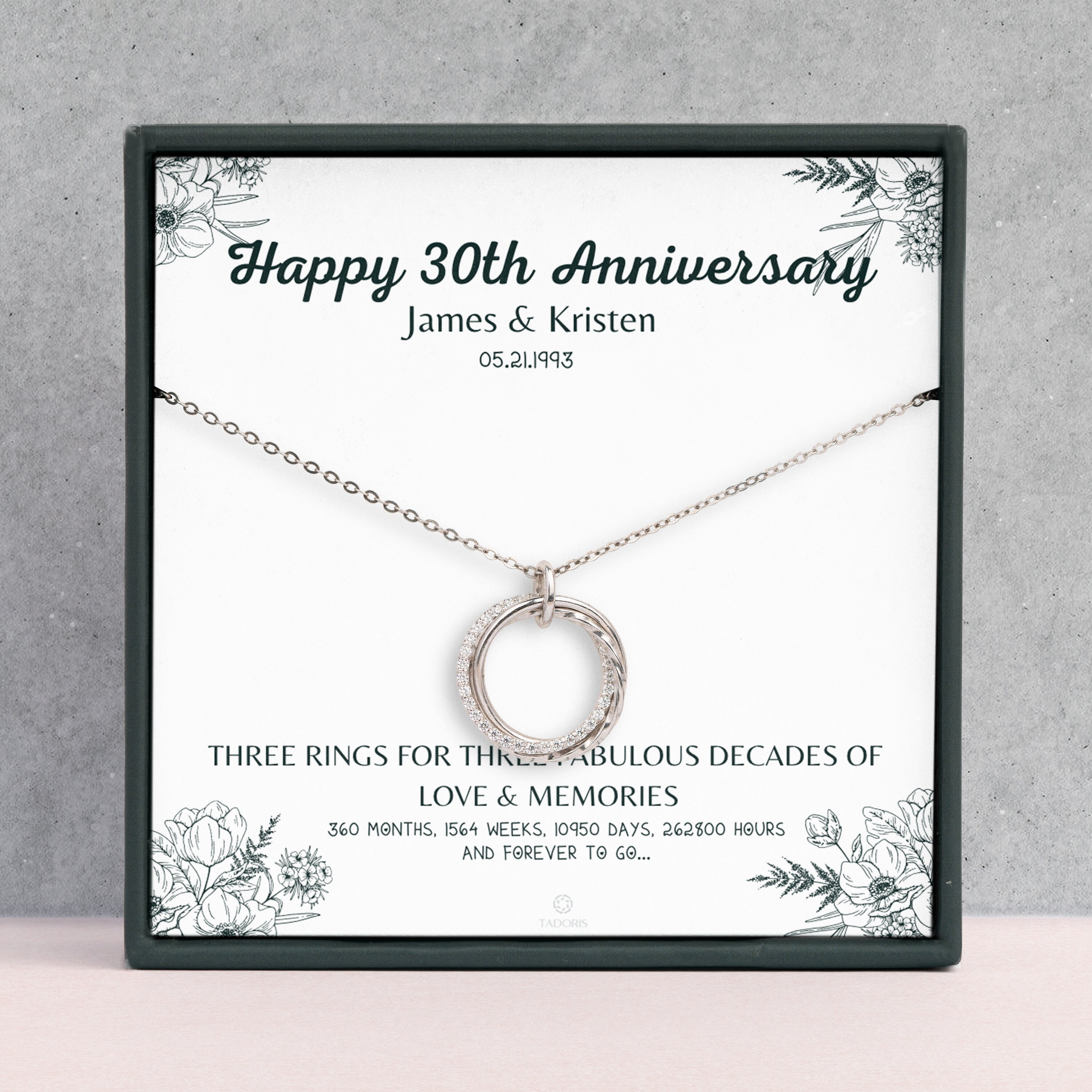 Jewelry for 30th best sale anniversary