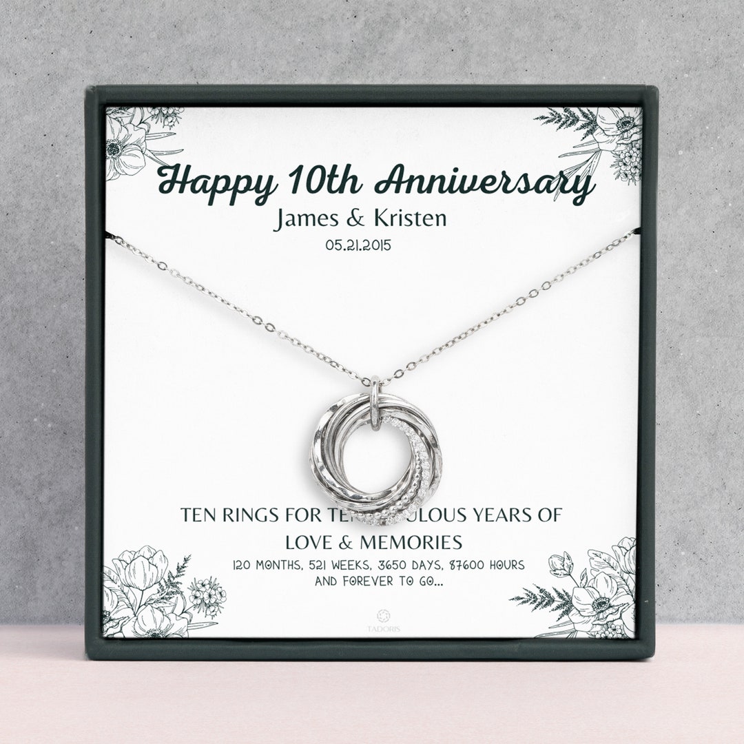 25 Year Anniversary Necklace 25th Anniversary Gift, 25th Wedding - Main Image