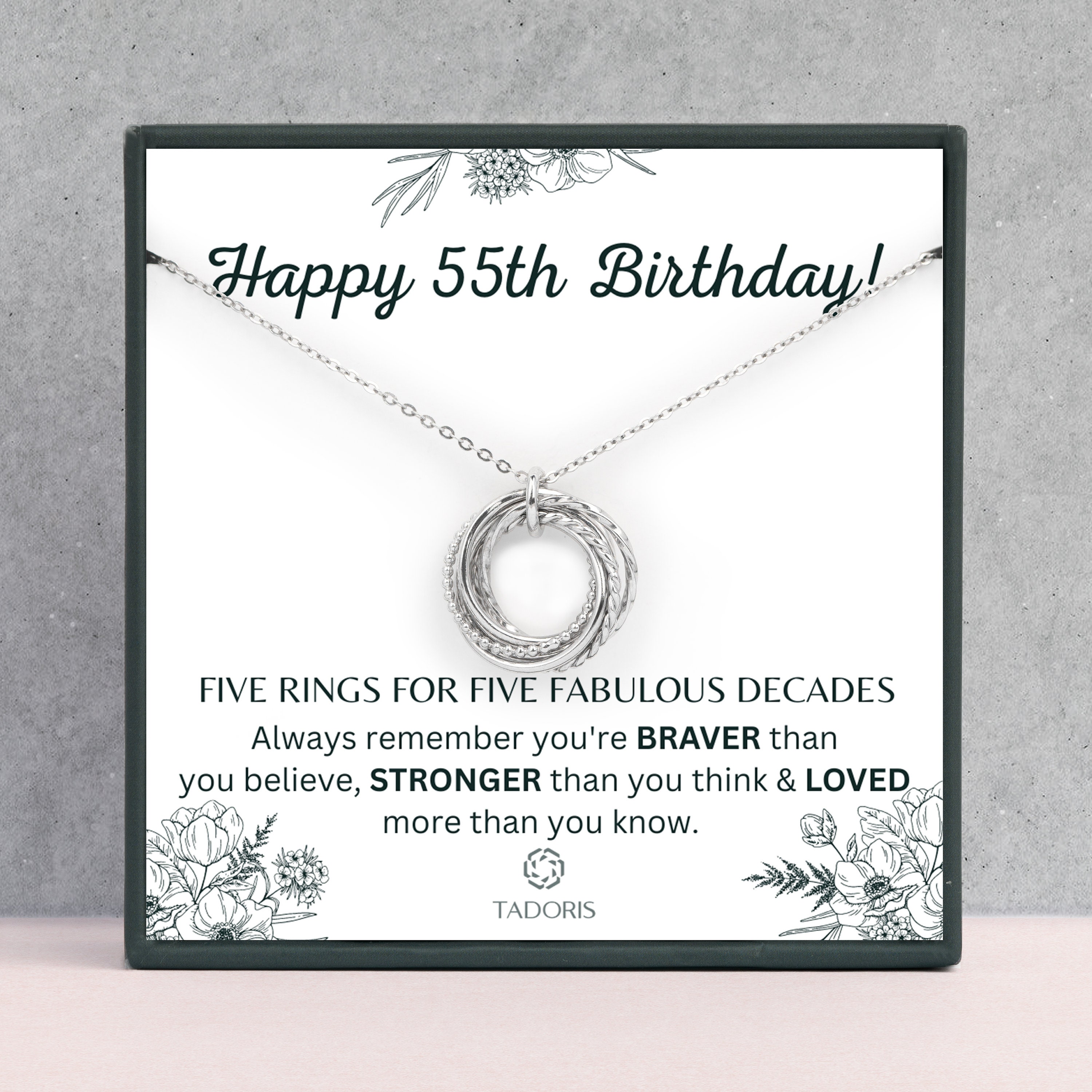 55th Birthday Gift for Women 55th Birthday Gift for Her 55 Birthday for