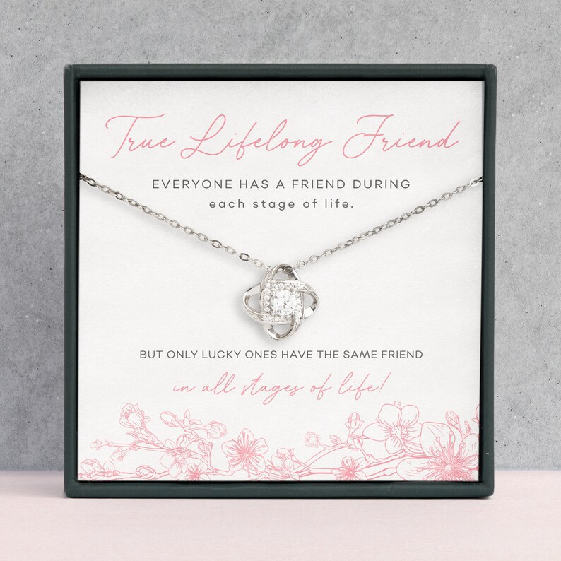 True Lifelong Friend Necklace, Unbiological Sister,soul Sister Gift