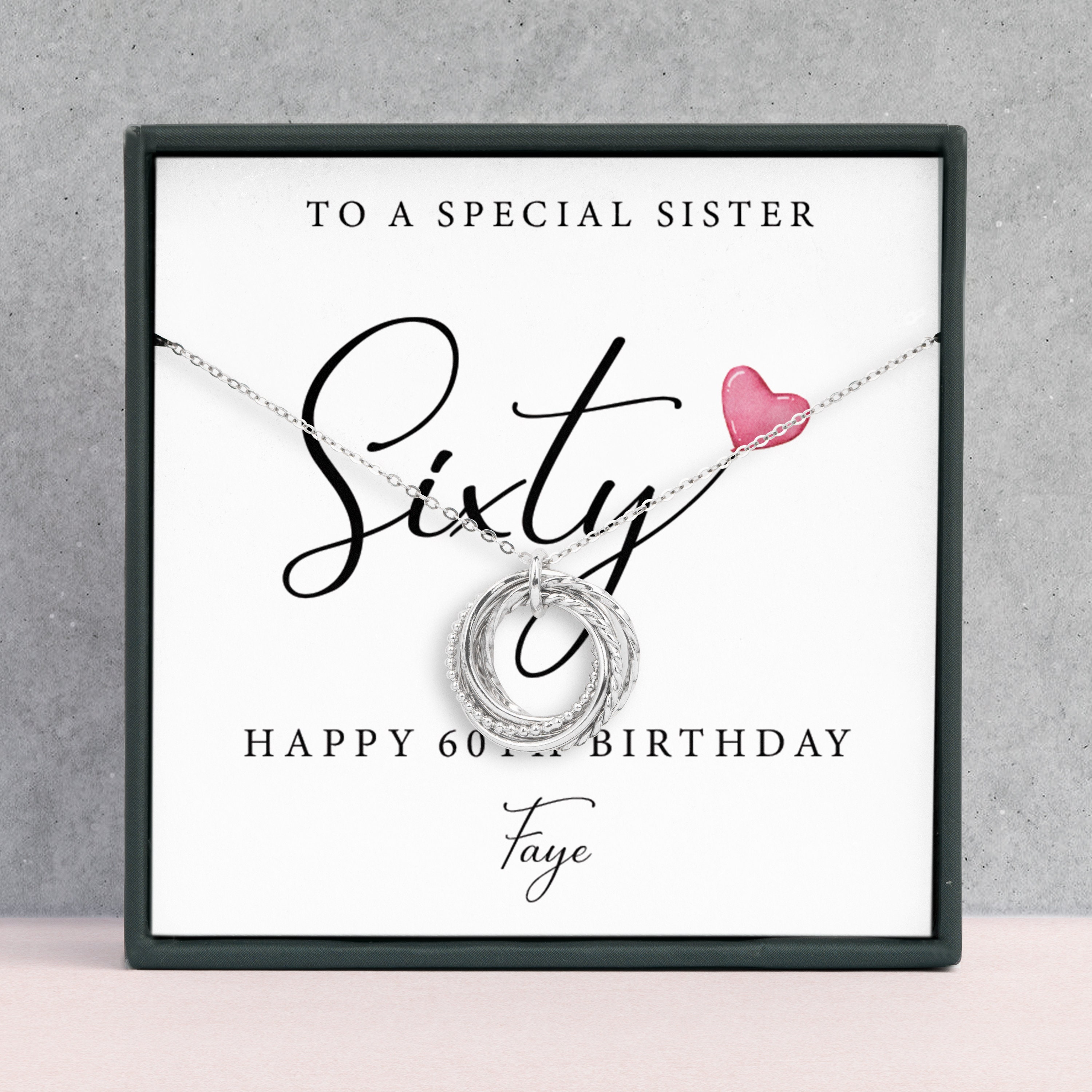 60th Birthday Gift for Sister 60th Birthday Gift for Her 60 Birthday ...
