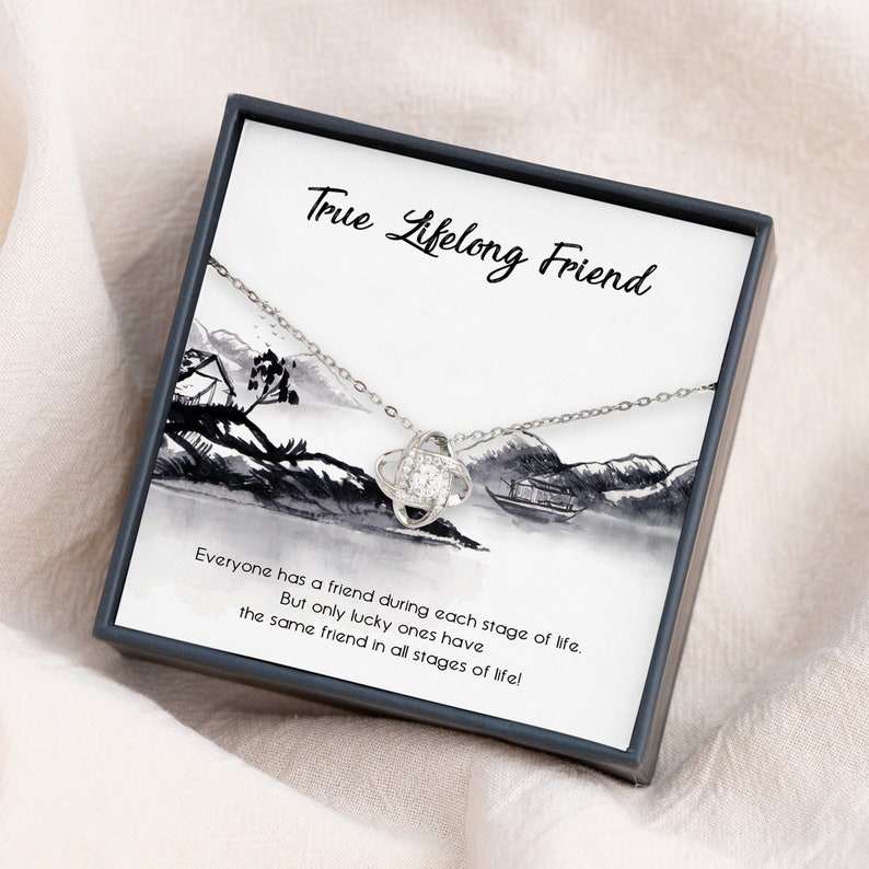 True Lifelong Friend Necklace, Unbiological Sister,soul Sister Gift