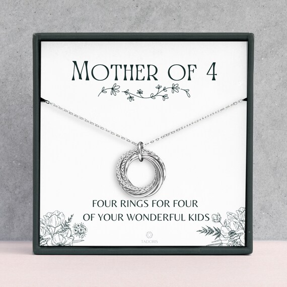 Mother of four necklace sales