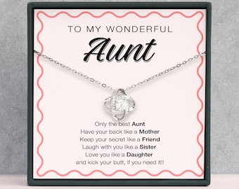 Necklace For Aunt, Jewelry Gift for Aunt, Necklace Gift For Aunt, Birthday Gift For Aunt, Aunt Christmas Gifts, Aunt Gift Ideas