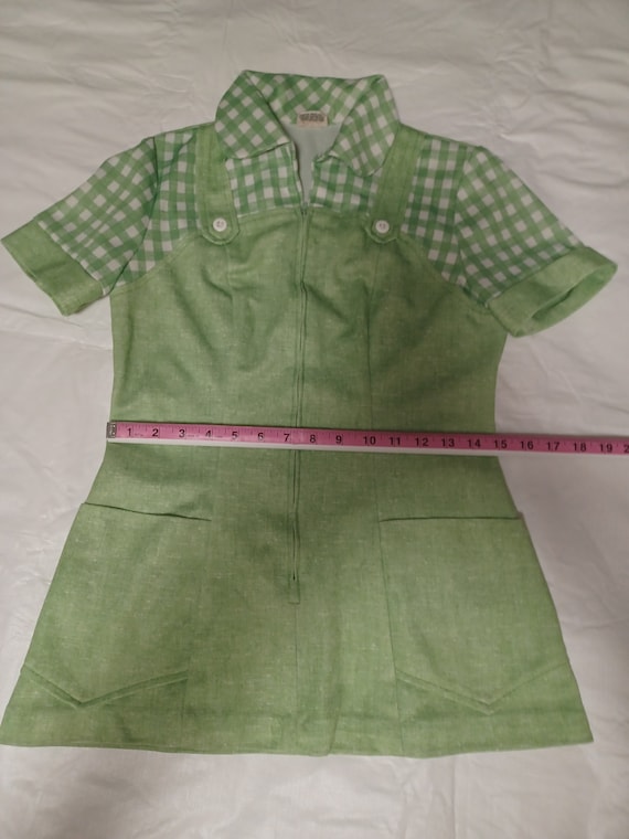 Vintage 50-70's waitress uniform tunic  smock sex… - image 1