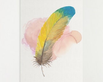 Feather printable wall art