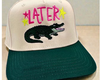 Later Gator Embroidered Trucker Hat