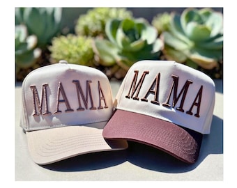 Custom Trucker Hat,  Mama Hat, Embroidered Gifts
