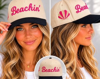 Beachin' Trucker Hat, Girls Trip Hat, Summer Vacation