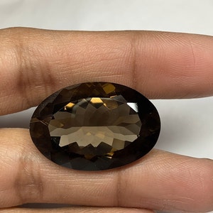 Natural Smoky Quartz 4X6MM 5x7 6x8 7x9 8x10 10x12 10x14 12x16 13x18 15x20 16x22 18x25MMSize Faceted Oval Cut Gemstone for jewelry making
