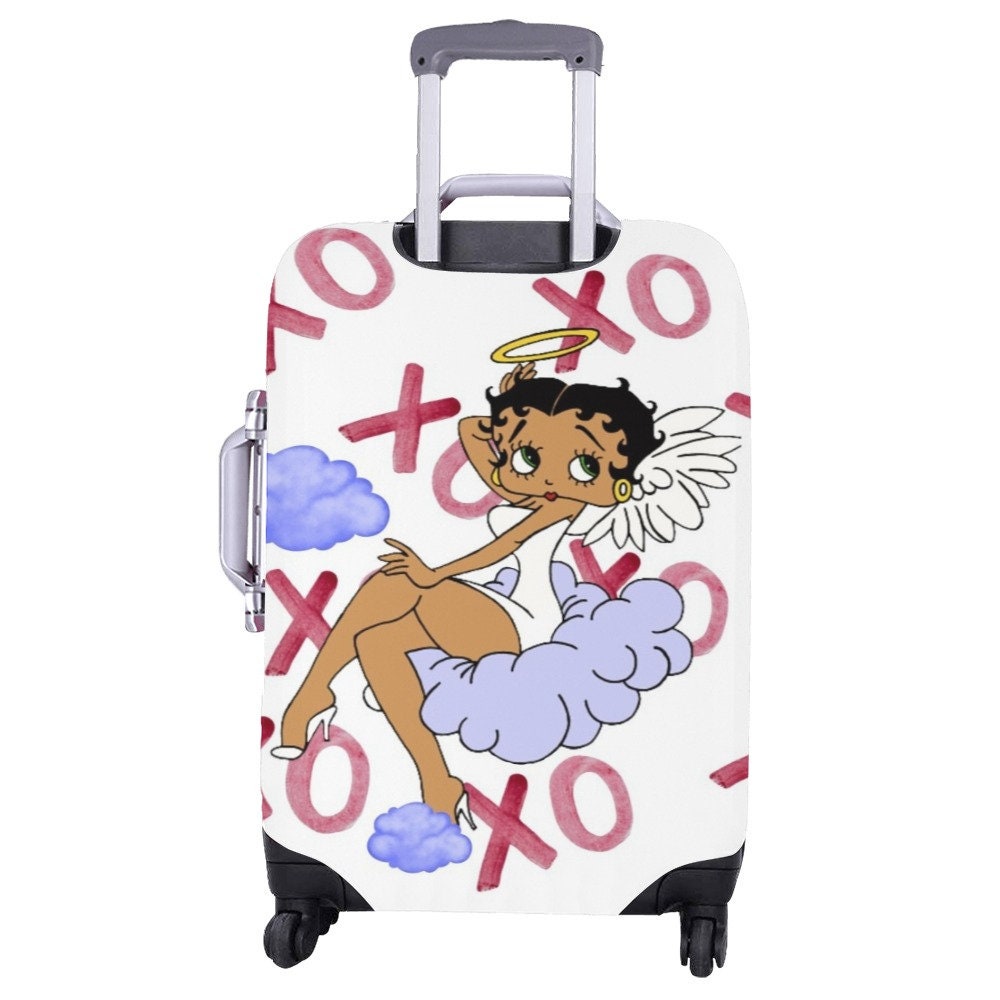 African Betty Boop Angel xoxo luggage cover, Betty Boop gifts
