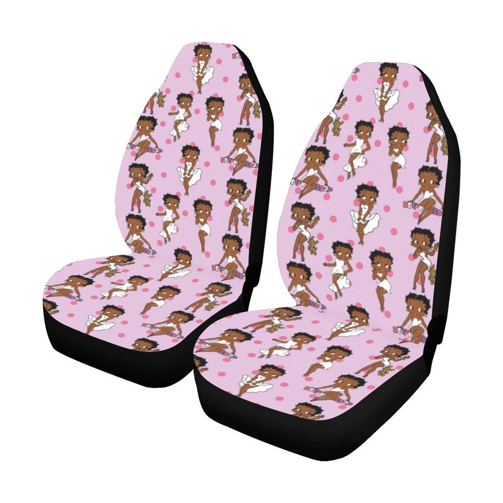 African Dancer Betty Boop Car Seat Covers, Black Betty Boop Car Accessories, Betty Boop Car