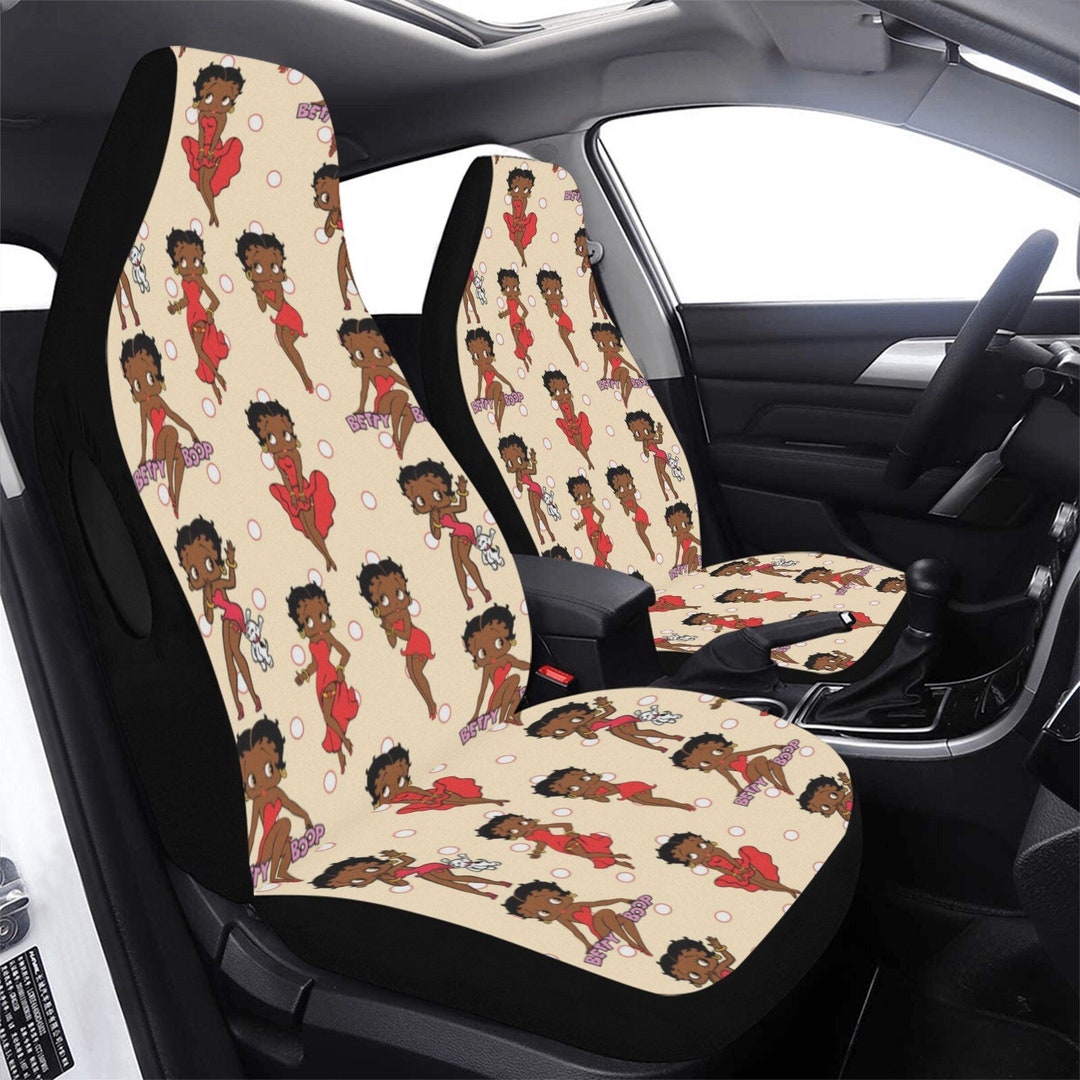 African Dancer Betty Boop Car Seat Covers, Black Betty Boop Car Accessories, Betty Boop Car