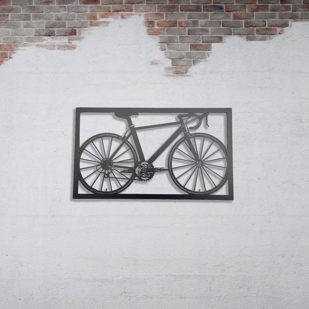 Retro Wall Art Retro Bicycle Metal Wall Decor Bicycle Lover Etsy