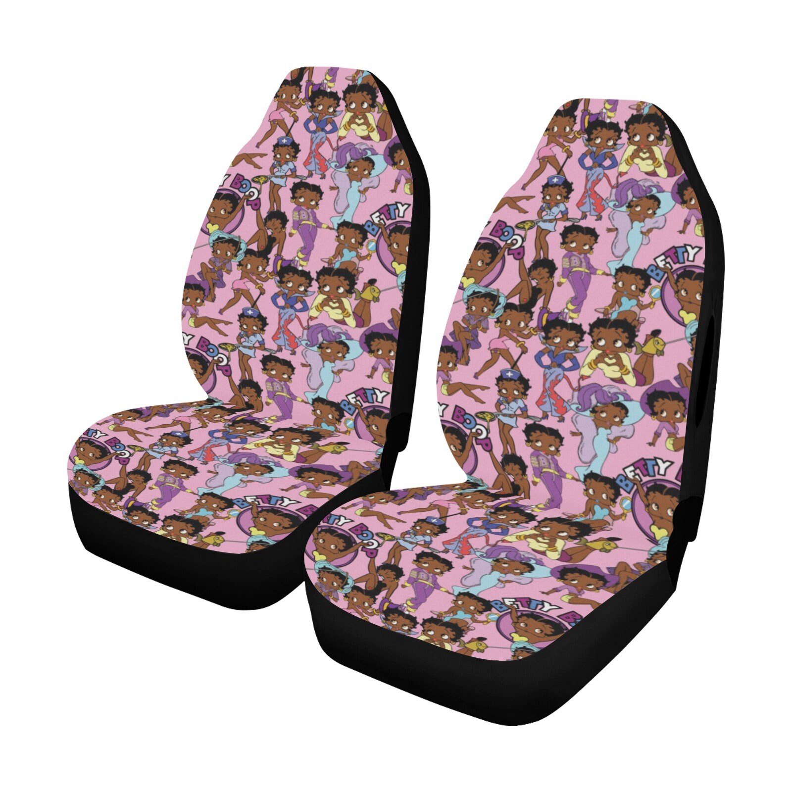 African Vacationer Betty Boop Car Seat Covers, Black Betty Boop car accessories sold by Grazia
