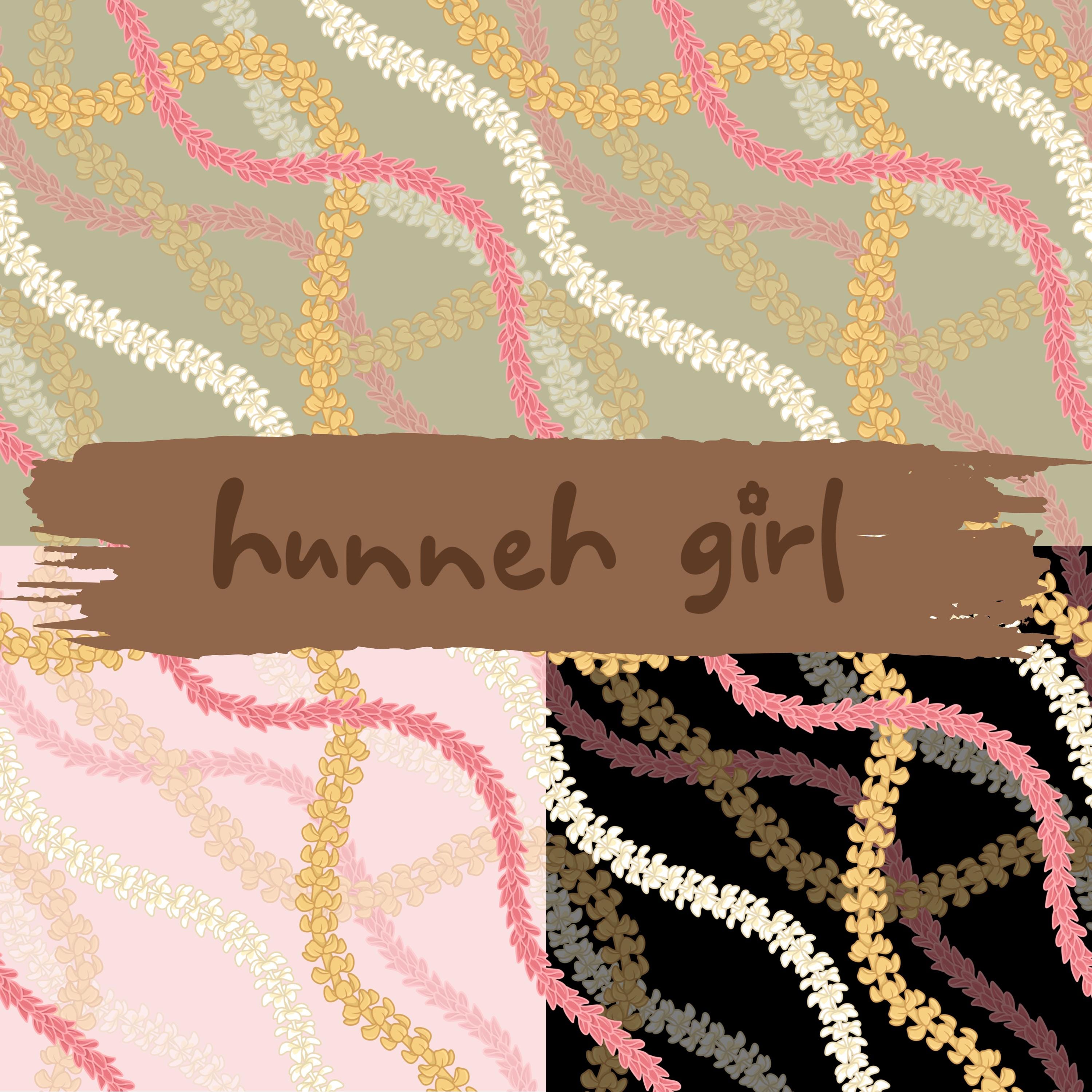 Puakenikeni, Seamless Pattern, Hawaiian Pattern, Lei Pattern, Pattern ...