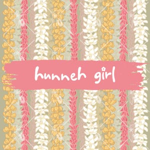 Seamless Pattern, Tropical Flowers, Tropical Lei Strands, Seamless File, Custom Fabric Design, Hawaii