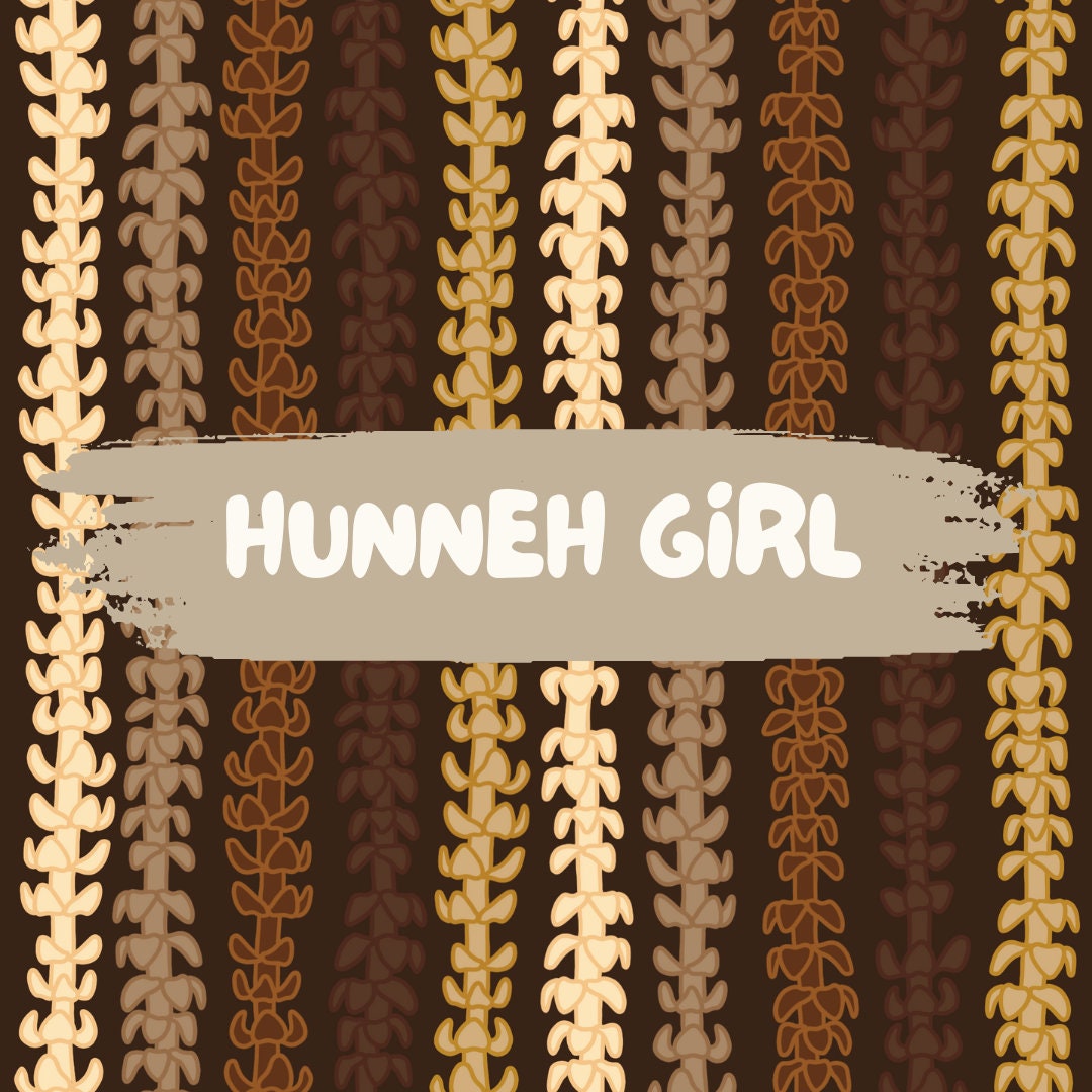 Seamless Pattern, Puakenikeni Pattern, Seamless Lei Design, Lei Pattern