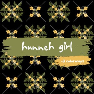 Seamless Pattern, Puakenikeni Pattern, Hawaiian Quilt Design, Puakenikeni Design, Summer Pattern, Tropical Design