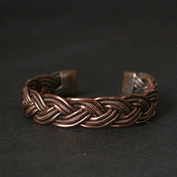 Braided Copper Bracelet