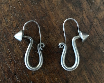 Hill Tribe Silver Earrings